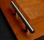 10 Pack 3.5 In. Satin Nickel Modern Straight Euro Style Bar Cabinet Pull. Fixed Price $21.99.