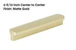 Amerock Hampden 6-5/16 In To Rectangular Cab Pull Matte Gold. Fixed Price $16.50.