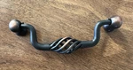 Amerock Drawer Pull Bp 19323-ORB. Black And Copper Color Modern Openwork Twist. Fixed Price $5.00.