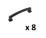 *8* Hickory Hardware 3-3/4" (96MM) Center To Drawer Pull, Matte Black. Fixed Price $24.99.