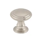 Reeded 1/4" Diameter Cabinet Round Knob Brushed Satin Nickel - Hardware. Fixed Price $8.46.