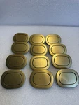 12 Vintage 1996 Kbc Big Solid Brass Cabinet Handle Drawer Pulls Knob Mcm Nos (78. Fixed Price $40.00.