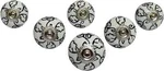 Hand Painted Vintage Ceramic Knobs For Kitchen Cabinet & Drawer Pulls Set Of 6. Fixed Price $14.00.