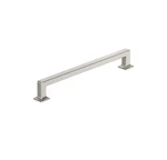 Amerock Lintel 8-13/16 Inch (224MM) Center-to-center Satin Nickel Cabinet Pull. Fixed Price $22.24.