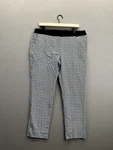Anne Klein Womens White Pants Geometric Pull On Ankle Size 12. Fixed Price $15.50.