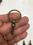 Rare Early 18TH Century Decorative Brass Georgian/ Chippendale Drop Ring Pull!. Fixed Price $89.00.