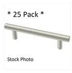 25 Pack Franklin Brass 3-3/4" (96MM) Center To Stainless Steel Bar Pulls. Fixed Price $39.99.