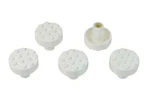 Set Of 5 Build-on Brick Knobs, Gem Colors (white). Fixed Price $28.14.