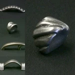 Mixed Lot Of "barz" Custom Cabinet Pulls/ Venetian Bronze $1400. Fixed Price $250.00.