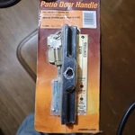 New Prime-line 1041 Sliding Door Outside Pull Diecast Black Key & Lock. Fixed Price $19.00.