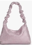Inc International Concepts Pink Rhinestone Mesh Scrunch Handle Shoulder Bag Nwt. Fixed Price $39.99.