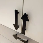 Ikea J Rnsparv Handle Black Arrow Pack 5 9/16" New 604.461.21. Fixed Price $23.65.