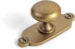 Antique Brass Cabinet Knobs With Backplate - 12 Pack For Kitchen & Bedroom. Fixed Price $133.99.