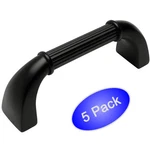 *5 Pack* Cosmas Cabinet Hardware Flat Black Handle Pulls - #7714FB. Fixed Price $12.60.