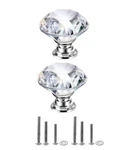 Mtsooning Crystal Knobs Diamond Shaped Handles Clear Glass Pcs,. Fixed Price $15.99.