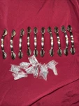 (10) Amerock Elegance Sterling Nickel 3" Ctr. Cabinet Arch Pull Handle BP1330-G9. Fixed Price $11.99.