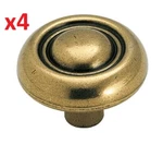 Lot X4 Amerock Hardware BP76291-R1 Regency Brass 1-1/4" Cabinet Knob Pull New. Fixed Price $7.23.
