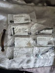Allen + Roth Pull Aged Bronze Finish CENTER/5.55 Model #Z766-3"-EORB. Fixed Price $30.00.