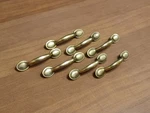 Vintage Kbc Drawer Pulls Distressed Keeler Brass Co N16643 (lot Of 7). Fixed Price $19.99.
