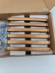 Goo-ki 6 Pack Antique Brass Cabinet Drawer Pulls 3" On Center. Fixed Price $27.50.