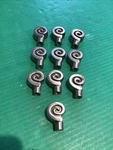 (10) Amerock C-9339-1 Nickel Swirl Spiral Ram Horn Cabinet Drawer Knob Pulls. Fixed Price $49.95.