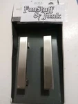 Threshold Pull Set - Satin Nickel Finish 2 Count Cabinet Drawer Handles. Fixed Price $10.14.