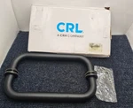 Crl BM8X8MBL Matte Black 8" Series Tubular Back-to-back Pull Handle. Fixed Price $35.66.
