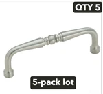 5-PACK Amerock Allison Satin Nickel 3 1/2"CC Cabinet Arch Pull Handle BP1952G10. Fixed Price $35.15.