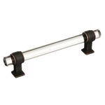 Amerock BP36655CORB Glacio 5" Center Bar Pull - Clear/oil Rubbed Bronze. Fixed Price $28.02.