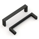 Homdiy Cabinet Handles Matte Black 3.75IN 96MM Hole Centers 10PACK. Fixed Price $16.19.