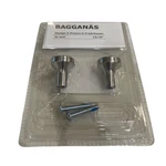 Ikea Bagganas Silver Pack Of Knob 21 Mm (13/16 ") 903.384.17 Cabinet Pulls. Fixed Price $9.95.