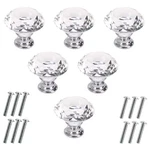 Akstore 6 Pcs Crystal Glass Cabinet Knobs Diamond Shape Mm, Clear. Fixed Price $22.35.