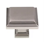 Atlas Homewares Sutton Place 1/4" Square Cabinet Knob Polished Nickel 289-PN. Fixed Price $8.20.