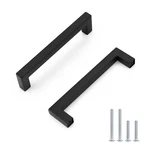 Probrico 20 Pack Hole Centers 5INCH Square Black Kitchen Cabinet Pullsstainless. Fixed Price $47.57.