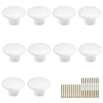 Marstree 10 Pack White Ceramic Cabinet Knobs 1.26 X 0.94 Inch,. Fixed Price $16.93.