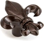 Carpe Diem Hardware 597-12 Charlemagne Fleur De Lys Knob, Bronze. Fixed Price $18.00.