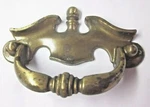 Nat'l National FO-3741 Drawer 1960S Pull Handle 3" Centers Aged Dark Brass Vtg. Fixed Price $6.90.