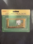 Vintage Nos Brainerd Solid Brass Card Holders Pack 5/8 X 3 1/4. Fixed Price $17.99.