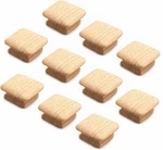 10PCS Square Unfinished Wood Drawer Knobs Pulls Handles - Cabinet Furniture. Fixed Price $17.63.