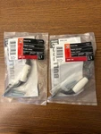 2 Bulldog Classic Drawer Cabinet Pull, White Floral Design DHH-730 New. Fixed Price $12.00.