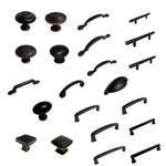 Dark Oil Rubbed Bronze Knobs Pulls Kitchen Cabinet Handle Hardware Closet Vanity. Fixed Price $100.50.