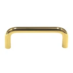 Ultra Hardware 3" Ctr. Solid Brass Cabinet Wire Pull Polished 59100. Fixed Price $5.26.