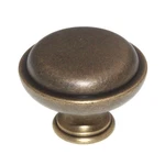 Solid Brass 1/2" Classic Hutter Cabinet Knob Weathered 1146WB. Fixed Price $21.70.