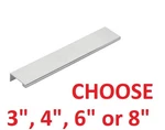 Emtek Cabinet Edge Pull 3 4" 6" 8 Contemporary Collection Polished Chrome US26. Fixed Price $10.97.