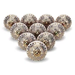 Cabinet Knobs Boho Grey Ceramic Dresser Pull Handle Kitchen Gray Style Of 10. Fixed Price $40.49.