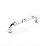 Emtek 86285 US26 Ribbon And Reed Cabinet Pull 4" C-c Polished Chrome. Fixed Price $19.99.