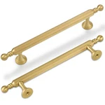 SALISENG-5 Inch Brushed Gold Kitchen Cabinet Pulls, 2 Pack Solid Brass Handle.... Fixed Price $34.94.