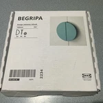 Ikea Begripa Handle TURQUOISE/HALF-ROUND5 1/8 "2 Pack 305.400.78 New Free Sh. Fixed Price $11.49.