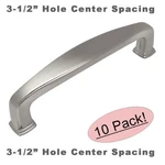 10 Cosmas 4390SN Satin Nickel Cabinet Pulls 3-1/2" 89MM Drawer Handles. Fixed Price $30.13.