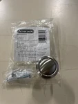 Amerock BP55342G10, 1-1/4" Mushroom Cab Knb, Satin Nickel (w/ Wear/tear). Fixed Price $8.38.